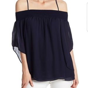 NWT Parker Smocked Flared Blouse